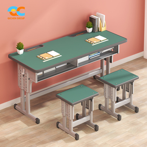 Sillas de aula con soporte de MOQ bajo, Oficina de escritura con cajones, escritorio compacto optimizado para espacio y silla con almacenamiento incorporado - Product Image 1