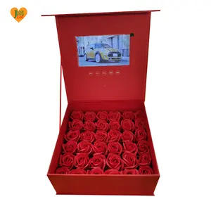 Benutzer definierte Video box Geschenk Video box 43 Zoll LCD Rose Bildschirm 5 Zoll Paket Werbung Video boxen