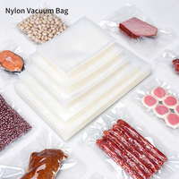 Sacs sous vide transparents en nylon les plus vendus pour congélateur domestique, emballage de portions, résistants aux températures négatives de -18 degrés, qualité alimentaire