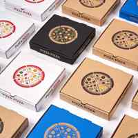 Boîtes à pizza personnalisées imprimées, boîtes à pizza de haute qualité et durables pour les restaurants, fourniture en gros, boîtes à pizza en carton ondulé