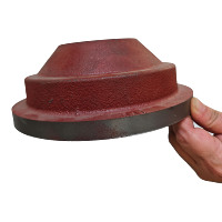 Tambour de frein arrière TVS King 130 mm en fonte pour tricycle auto-rickshaw, pièce de rechange standard OEM