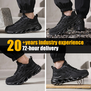 <span class=keywords><strong>Scarpe</strong></span> <span class=keywords><strong>Antinfortunistiche</strong></span> GUYISA Antiurto e Antiperforazione, Leggere con Punta in Acciaio, Tomaia in Flyknit per Estate, Primavera e Autunno - Product Image 2