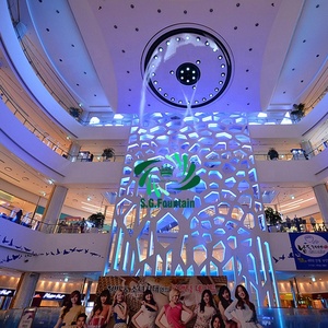 Thép Không Gỉ Trong Nhà Chương Trình Đồ Họa Kỹ Thuật Số Bức Màn Nước Đài Phun Nước Cho Chương Trình - Product Image 4