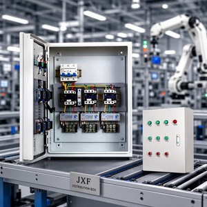 Distribución Eléctrica de Pared para Interiores Serie JXF 400V, 3 Fases, 4 Cables, para Talleres Industriales, Venta al Por Mayor - Product Image 2