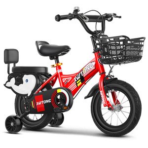 Vélo pour enfants Xwtong 16 pouces avec roues d'apprentissage, selle confortable, panier en métal, pour les enfants de 3 ans et plus - Product Image 2