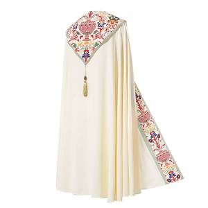 European American Halloween Cos Costume Medieval Arab Tassel Printed Stage Performance Cape - Product Image 5