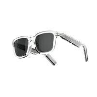 Nouvelles Lunettes Intelligentes G08 Transparentes à Traduction IA, Contrôle Tactile, Monture PC, Technologie de Pointe, Appels et Musique Directs