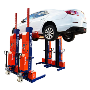 Elevador Móvil Hidráulico Inalámbrico de 4 Columnas TFAUTENF de 10 Toneladas, Elevador de Cuatro Postes para Camiones con Adaptadores - Product Image 1