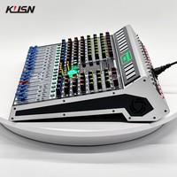 Mixer Audio 16 saluran 2*99 DSP 3 Group Aux kirim konsol profesional Digital konsol Mixer suara dengan Bluetooth MP3 USB