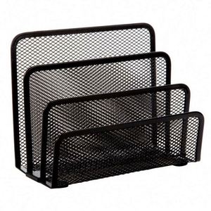 Cheap Price Desk Mail Organizer Small File Holder Letter Store Metal <b>Mesh</b> Bill Document Folder Paper Organizer Office Desk Organ - Product Image 2
