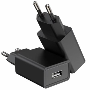 เครื่องชาร์จมาตรฐานยุโรป 5V2A พอร์ต USB กำลังไฟ 10W สำหรับอุปกรณ์แอนดรอยด์และเครื่องใช้ไฟฟ้าขนาดเล็ก มีสีขาวและสีดำให้เลือก - Product Image 4
