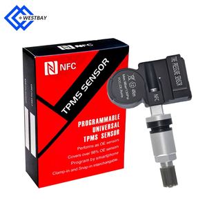 Capteur TPMS NFC Westbay 315MHz et 433MHz capteurs TPMS de voiture universels capteur de jauge de pression des pneus programmable Tpms - Product Image 1