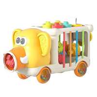 Voiture jouet sensoriel pour bébé blocs de construction éducatifs en forme de cube en plastique