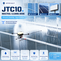 Nouveau drone de nettoyage haute pression en alliage d'aluminium, résistant aux intempéries et à longue autonomie, facile à utiliser pour les nettoyages de façades de gratte-ciel et de vitres extérieures