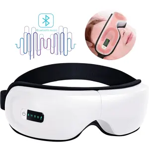 Vibrating Massager Vibrating Warm Heated Air Pressure Wireless Vibrative Eye Massager With Music Eye Massager