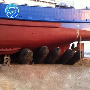 vessel hoisting and landing boat airbag rubber ship lifting airbag