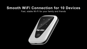 ฮาร์วาร์ด Cat4 MiFi แบบพกพา4G USB Type-C ช่องซิมการ์ด2100mAh 300Mbps - Product Image 2