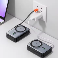 Faltbares 3-in-1 Magnetisches Kabelloses Ladegerät 20W Li-Polymer-Akku 10000mAh Powerbank LED-Anzeige Ultraflache Schnellladestation
