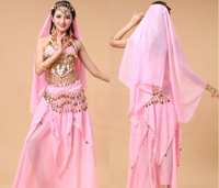 Robe de danse orientale sexy pour femmes, costumes de danse orientale indiens, tenue de spectacle pour filles