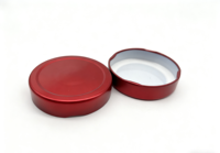 Couvercles ronds colorés en fer blanc de qualité alimentaire, anti-fuite, anti-enfouissement, anti-déversement, faciles à ouvrir, écologiques pour bouteilles et bocaux à col vissé