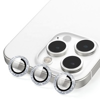 Protector de lente de cámara de teléfono móvil brillante para I Phone 15 Pro Max
