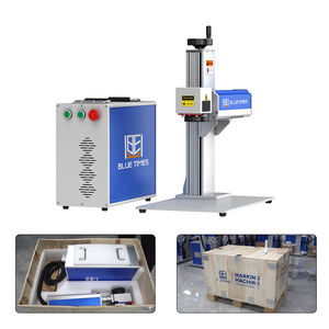 Máquina de Marcado Láser de <span class=keywords><strong>Fibra</strong></span> Bluetimes EZCAD 20W <span class=keywords><strong>30W</strong></span> 50W para Placas de Identificación, Insignias, Señalización, Regalos, Logotipos Personalizados - Product Image 1