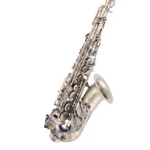 Saxofone alto Eb impresso em cores retrô profissional de alta qualidade feito à mão China OEM para venda