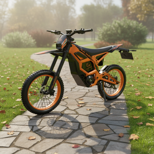 Wish04 Pro Brushless 100km/h <b>72V</b> Central Aluminum Lithium <b>Battery</b> Dirt Bike Road Motorcycle for Adults Retro - Product Image 2