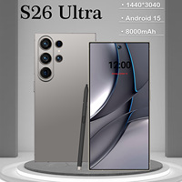 Teléfono Móvil Desbloqueado de Alta Calidad S26 Ultra Smartphone con 1TB de Almacenamiento Real, Pantalla de 7 Pulgadas, Teléfono Celular 4G 5G Android S26ultra