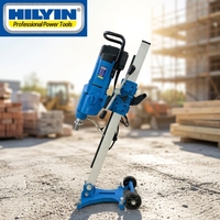 HILYIN DHCD305S 305mm Perceuse à carottage diamantée à deux vitesses avec affichage électronique pour un perçage fluide, idéale pour les travaux de maçonnerie