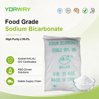 Bicarbonate de sodium de qualité alimentaire NaHCO3 Régulateur d'acidité CAS 144-55-8 Cendres de soude 99,2%