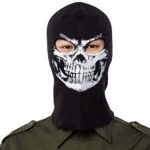 Bandane da Moto per <span class=keywords><strong>Uomo</strong></span> all'Ingrosso, Passamontagna a 2 Fori con Teschio, Maschera da Sci Fantasma, Sciarpa Scheletro, Scaldacollo - Product Image 4