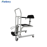 Chaise élévatrice hydraulique pour transfert de patients F10HLS-01H, 4-en-1, pour personnes handicapées, personnes âgées et à mobilité réduite, utilisation en clinique