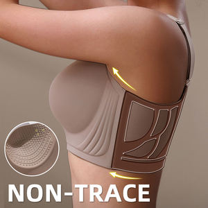 Soutien-gorge de yoga de sport anti-affaissement pour femme de grande taille sans trace, soutien-gorge de yoga <span class=keywords><strong>100D</strong></span> pour la poitrine, anti-gravité, avec rapport latéral élevé - Product Image 3