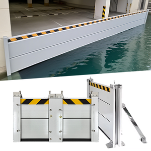 Sistema de control de barrera de agua de inundación Barrera de inundación Puerta de garaje Barrera de inundación de aluminio para protección del hogar - Product Image 6
