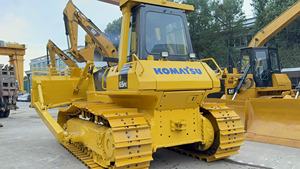 รถดันดินตีนตะขาบ KOMATSU D60PX-12E สีเหลือง พร้อมริปเปอร์ สำหรับงานก่อสร้าง - Product Image 4