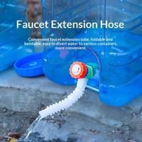 Tanque de Agua Portátil para Exteriores de Gran Capacidad con Grifo, Contenedor de Almacenamiento de Agua de Grado Alimenticio