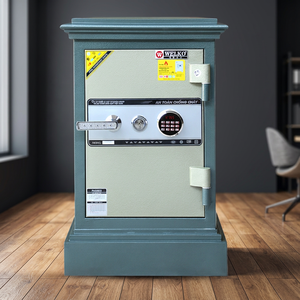Coffre-fort à encastrer WELKO avec serrure à clé, construction en acier inoxydable, serrure électronique - Coffres-forts pour la maison - Product Image 3