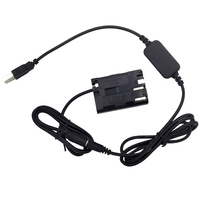 بطارية وهمية USB-A طراز BP-511 بجهد 5 فولت متوافقة مع DR-E2/DR-400 لكاميرات EOS 5D/10D/20D/20Da/30D/40D/50D/D30/D60
