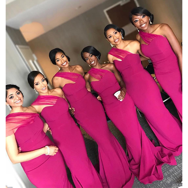 sweep train bridesmaid dresses Elegant Black Spaghetti Strap Sweet Heart Sweep Train Bridesmaid Dress –  sweetbridals