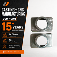 Couvre-tête et bride en aluminium moulé sur mesure avec usinage CNC pour machines industrielles
