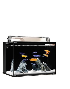 Filtre arrière ultra-blanc YEE pour aquarium, filtre intégré en verre Jinjing, séparation humide/sèche, pompe silencieuse, lumière LED bleue et blanche - Product Image 2