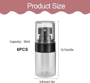 Empty Eco Friendly 100ml 120ml 150ml Cosmetic White Transparent PET <b>Plastic</b> Fine Mist Pump <b>Spray</b> <b>Bottle</b> with Screen Printing - Product Image 2