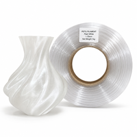 Filamento PETG Básico Transparente, Impresión Suave, Alta Resistencia, Filamento PETG Transparente para Impresión 3D