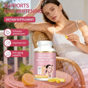 Cápsulas de Glutatión 100% Natural Premium, Cápsulas Antioxidantes para Aclarar la Piel y un Tono Uniforme - Product Image 2