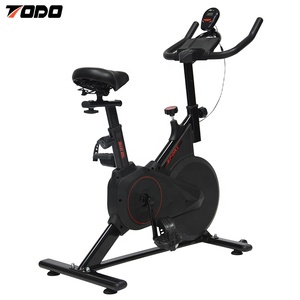 Bicicleta de Ciclismo Indoor con Correa de Acero, Capacidad de Carga de 100 kg, Asiento y Manillar Ajustables en 5 Posiciones, Resistencia de Contacto Directo, Pantalla LCD TD02- - Product Image 4