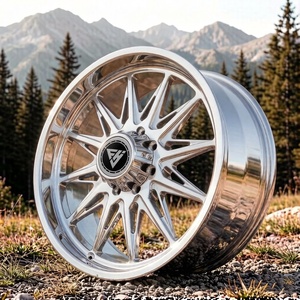 Jantes en alliage d'aluminium forgé sur mesure FHJ 20-26 pouces argentées 6x139.7 pour Hilux <span class=keywords><strong>GR</strong></span> Sport Tacoma pour Trail 5 - Product Image 2