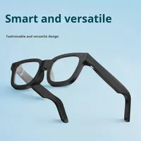 Gafas Inteligentes W610 2025 con Lente de Cámara de Reconocimiento de Fotos, para Música, Llamadas, IA, Preguntas y Respuestas, Grabación, Control Táctil, Marco de PC+ABS