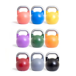 Ensemble de kettlebells de compétition en acier VIGFIT, équipement de musculation calibré pour la musculation croisée en salle de sport - Product Image 2