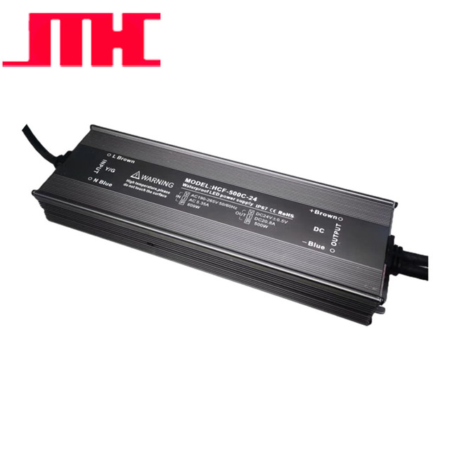 Positive Excitation Design 400w 600W SMPS Led Power Supply IP67 12V 24V 500W Dual AC-DC IP68 Waterproof Led Driver for Industry